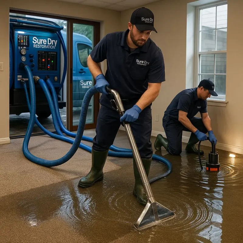 Water Extraction and Removal process in Laurel Springs, NJ